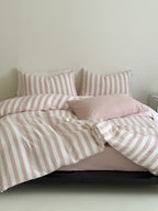 Seoul Stripe Cotton Seersucker Duvet Cover original reference image 72