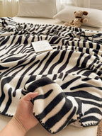 Serengeti Animal Print Plush Throw Blanket original reference image 1