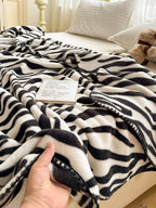 Serengeti Animal Print Plush Throw Blanket original reference image 4
