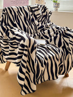 Serengeti Animal Print Plush Throw Blanket original reference image 7