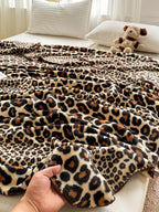 Serengeti Animal Print Plush Throw Blanket original reference image 9