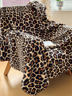 Serengeti Animal Print Plush Throw Blanket original reference image 13