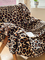 Serengeti Animal Print Plush Throw Blanket original reference image 14