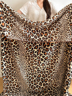 Serengeti Animal Print Plush Throw Blanket original reference image 15