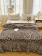 Serengeti Animal Print Plush Throw Blanket original reference image 16