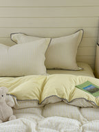 Shell Stitch Cotton Jacquard Duvet Cover original reference image 5