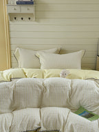 Shell Stitch Cotton Jacquard Duvet Cover original reference image 7