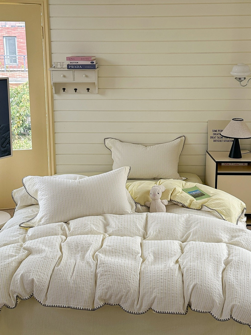 Shell Stitch Cotton Jacquard Duvet Cover original reference image 8