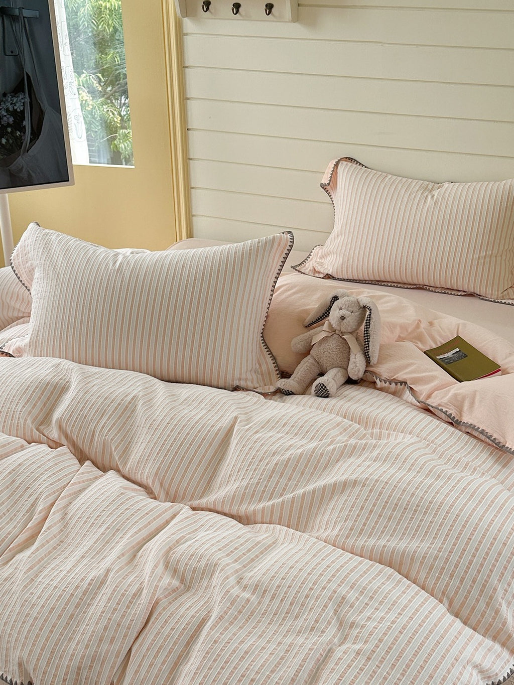 Shell Stitch Cotton Jacquard Duvet Cover original reference image 11