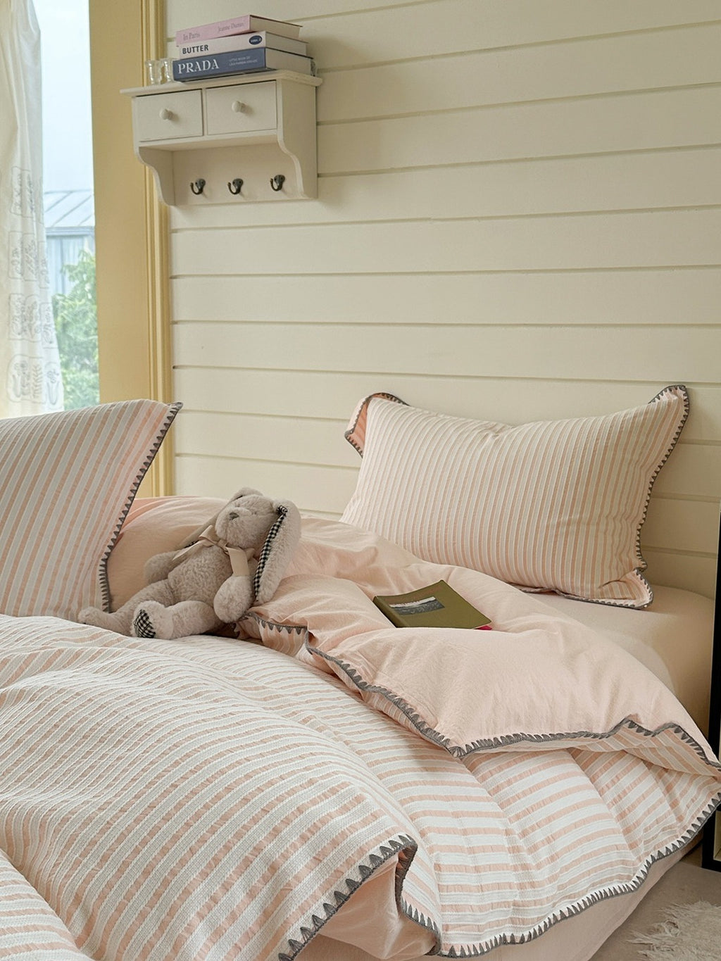 Shell Stitch Cotton Jacquard Duvet Cover original reference image 12