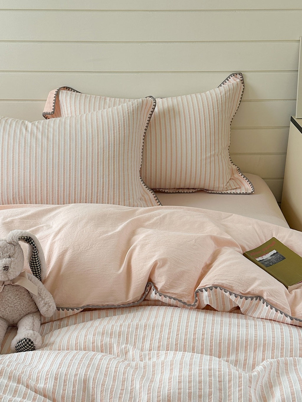 Shell Stitch Cotton Jacquard Duvet Cover original reference image 13