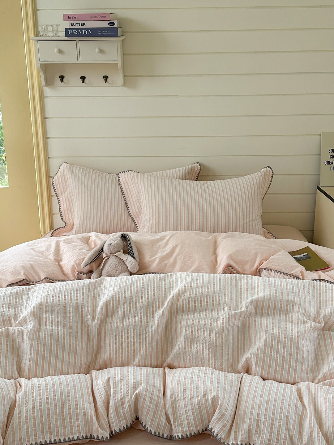 Shell Stitch Cotton Jacquard Duvet Cover original reference image 15