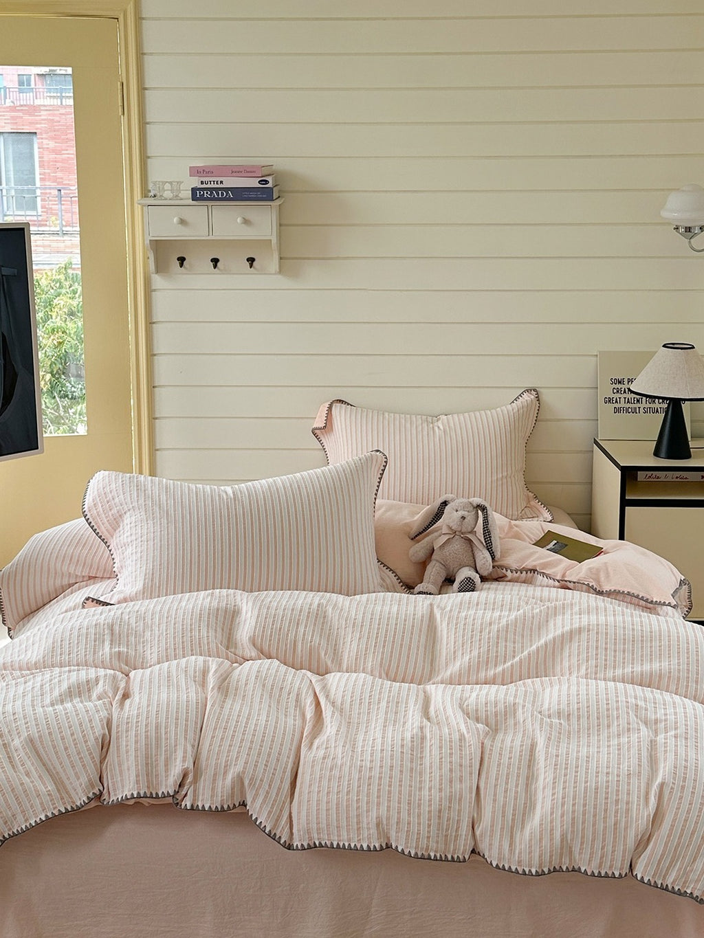 Shell Stitch Cotton Jacquard Duvet Cover original reference image 16