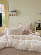 Shell Stitch Cotton Jacquard Duvet Cover original reference image 16