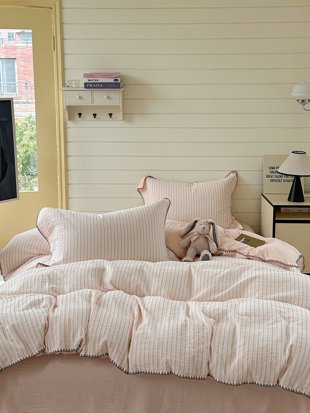 Shell Stitch Cotton Jacquard Duvet Cover original reference image 16