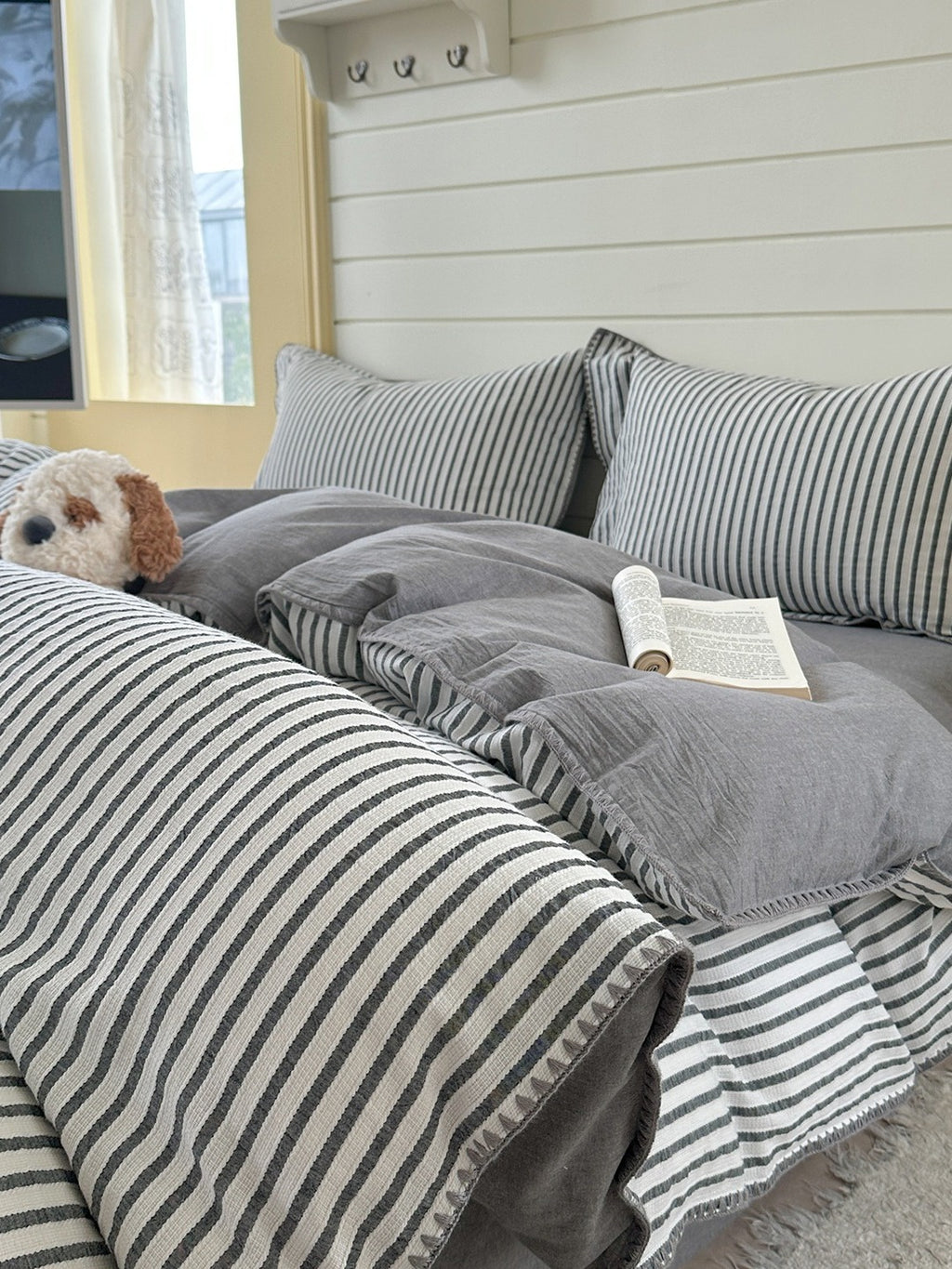 Shell Stitch Cotton Jacquard Duvet Cover original reference image 22