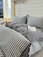 Shell Stitch Cotton Jacquard Duvet Cover original reference image 22