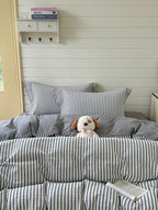Shell Stitch Cotton Jacquard Duvet Cover original reference image 23