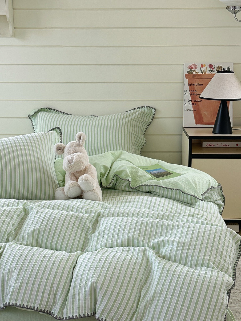 Shell Stitch Cotton Jacquard Duvet Cover original reference image 25