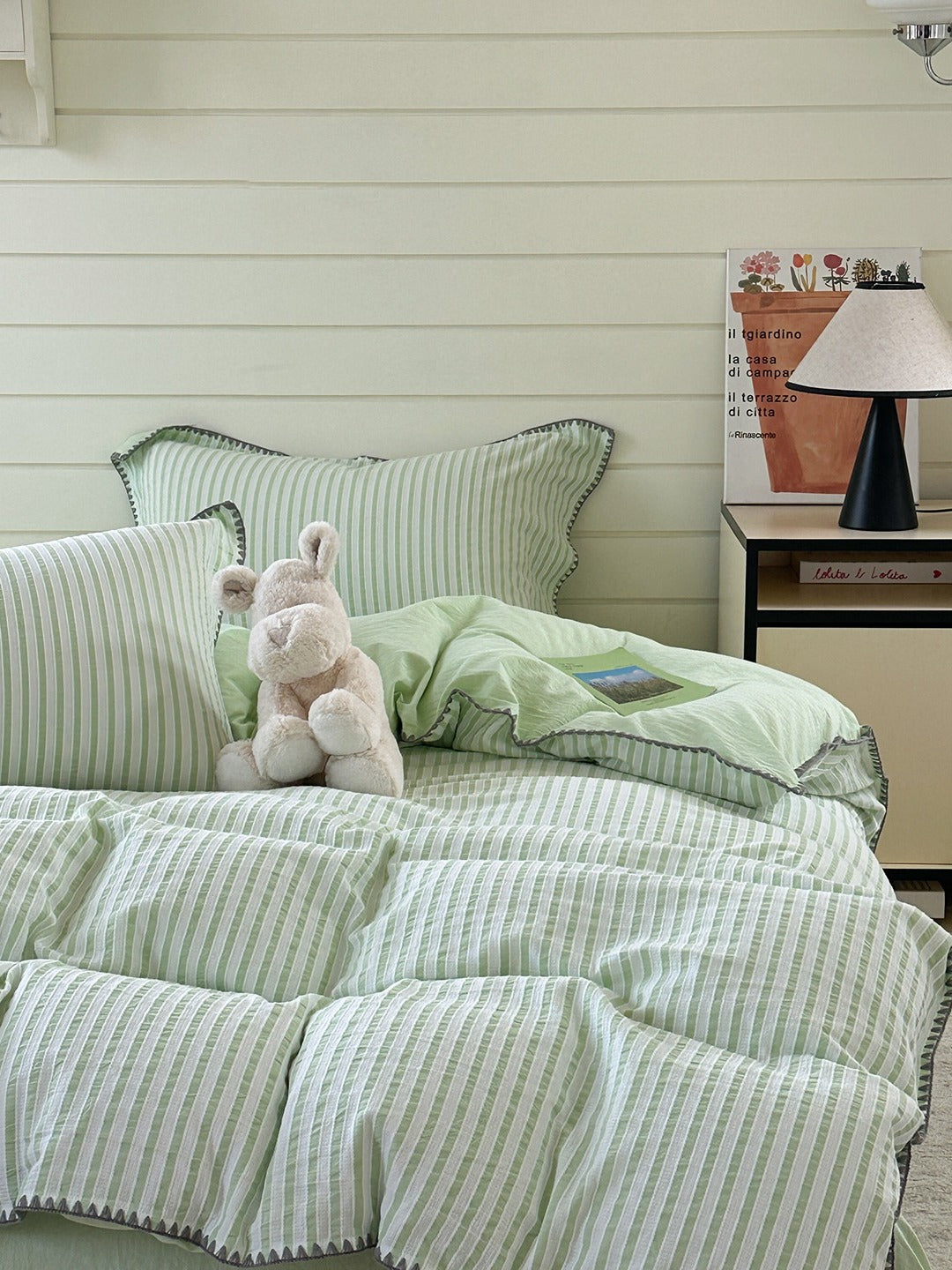 Shell Stitch Cotton Jacquard Duvet Cover original reference image 25