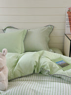 Shell Stitch Cotton Jacquard Duvet Cover original reference image 29