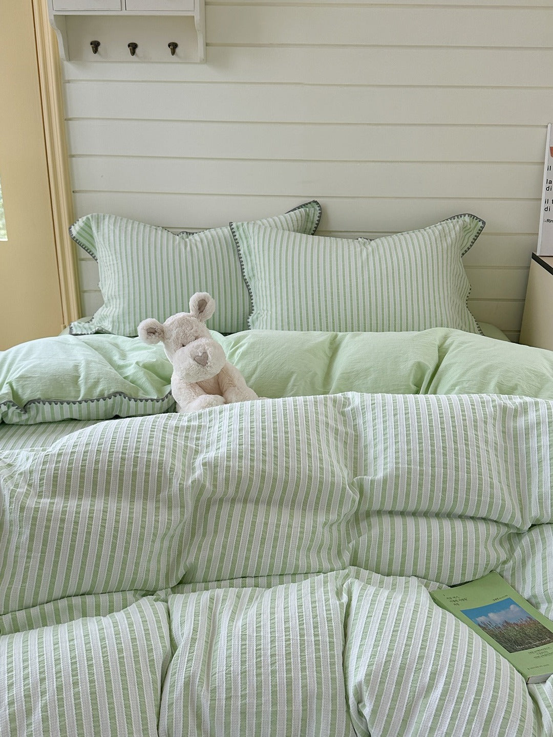 Shell Stitch Cotton Jacquard Duvet Cover original reference image 31