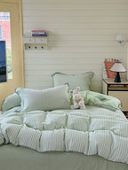 Shell Stitch Cotton Jacquard Duvet Cover original reference image 32