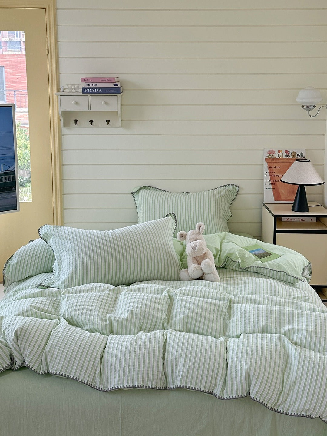 Shell Stitch Cotton Jacquard Duvet Cover original reference image 32