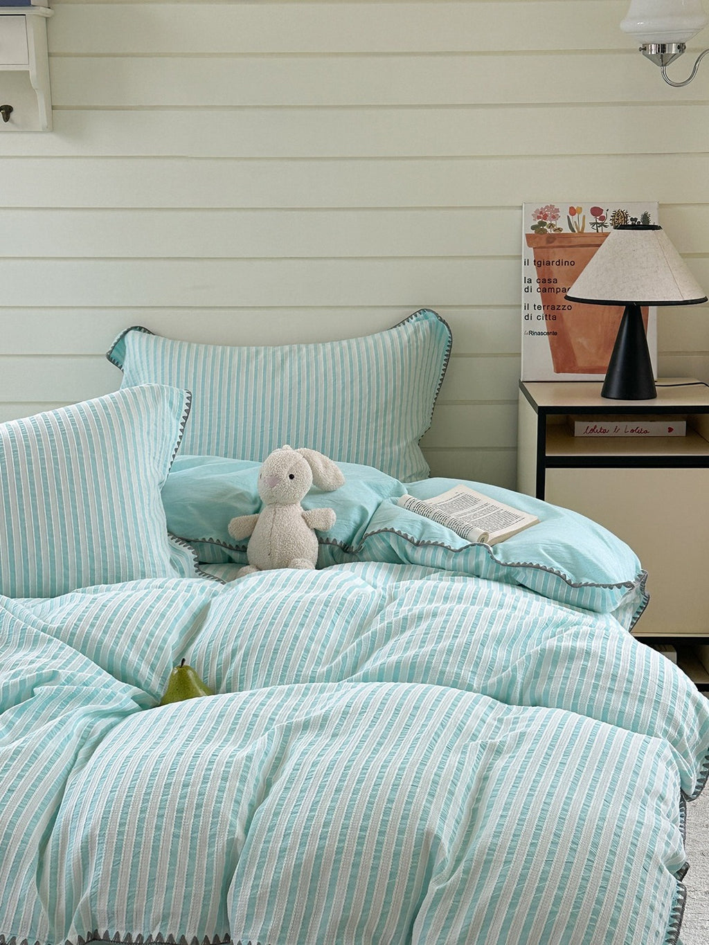 Shell Stitch Cotton Jacquard Duvet Cover original reference image 33