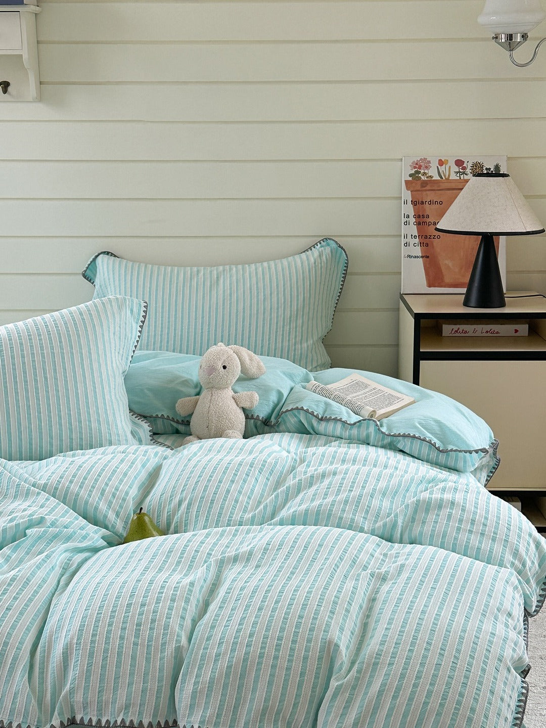 Shell Stitch Cotton Jacquard Duvet Cover original reference image 33