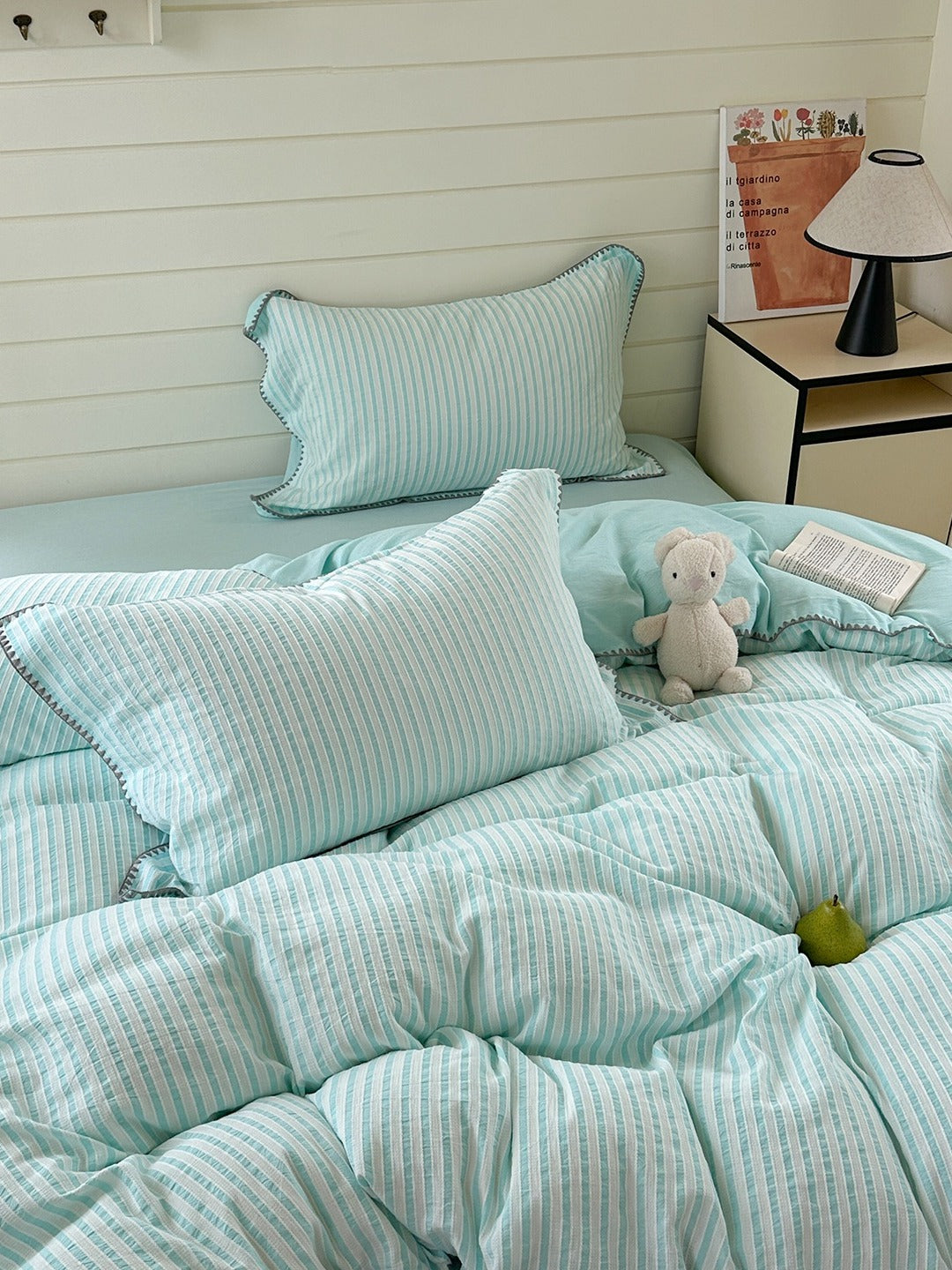 Shell Stitch Cotton Jacquard Duvet Cover original reference image 34