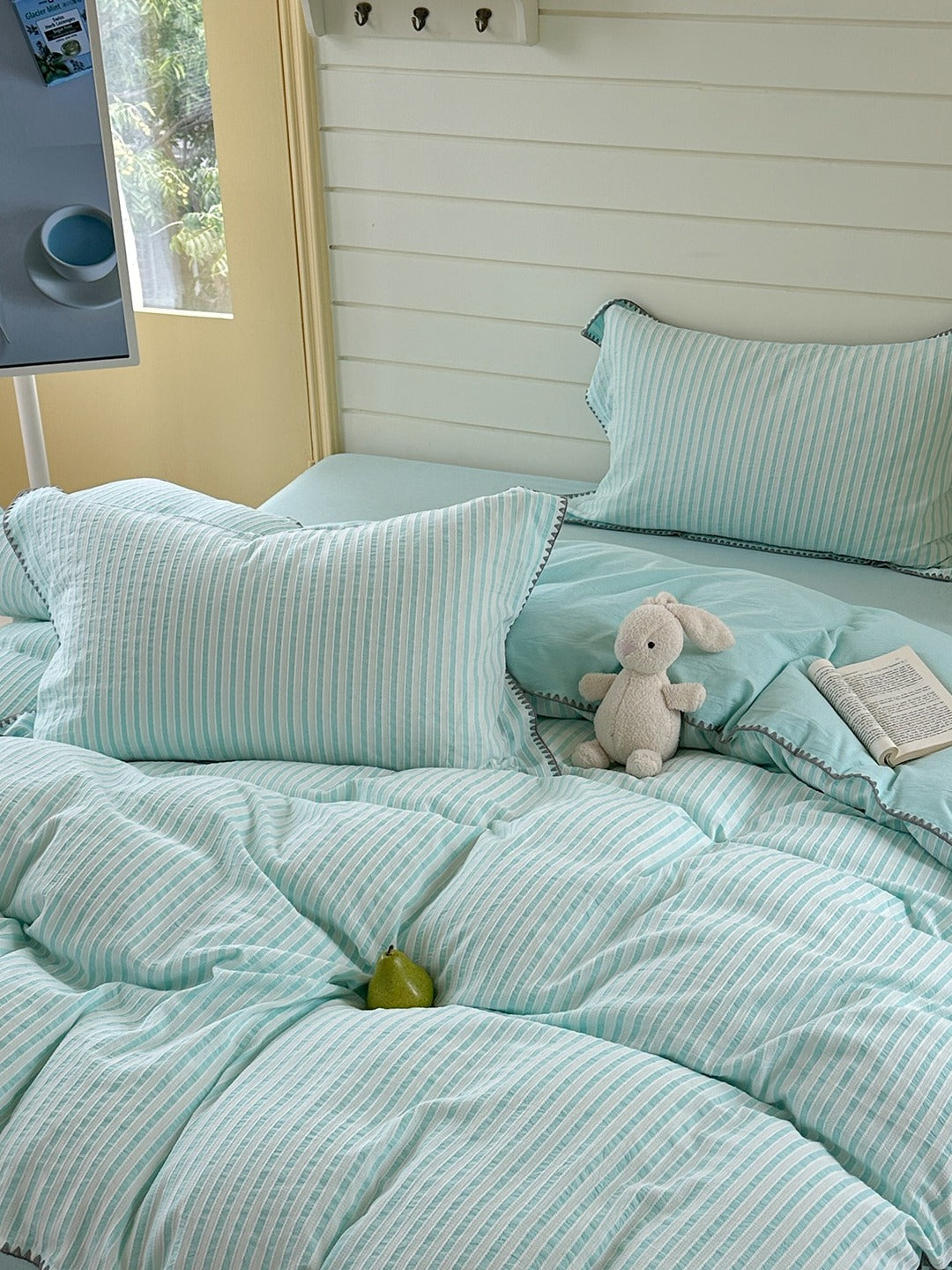 Shell Stitch Cotton Jacquard Duvet Cover original reference image 35