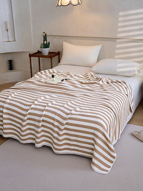 Shoreline Six-Layer Cotton Gauze Throw Blanket original reference image 13