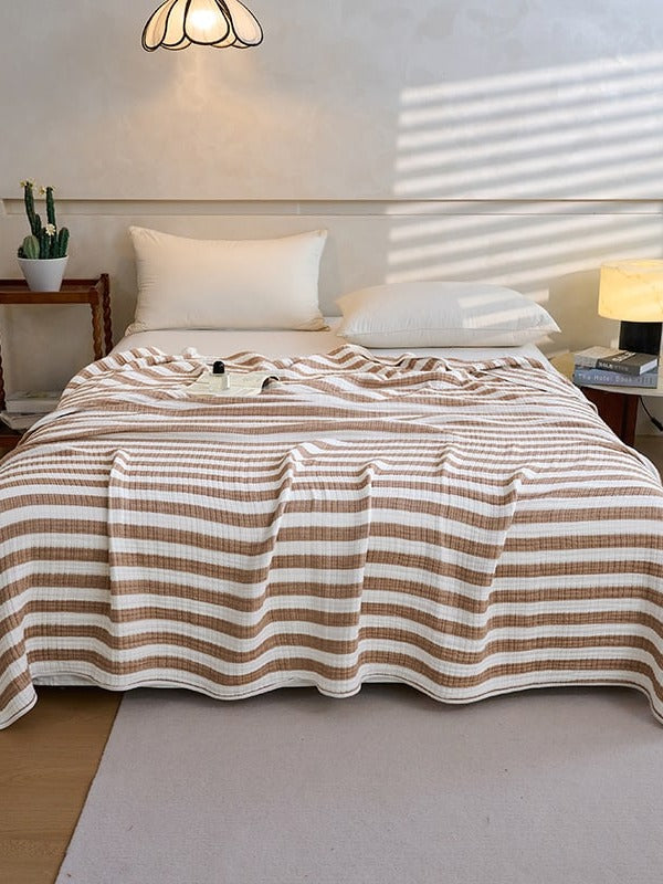 Shoreline Six-Layer Cotton Gauze Throw Blanket original reference image 18