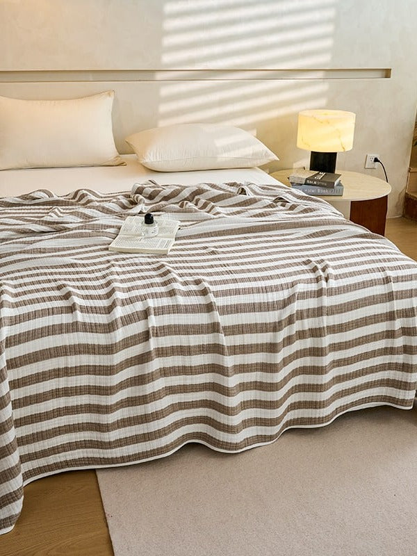 Shoreline Six-Layer Cotton Gauze Throw Blanket original reference image 21