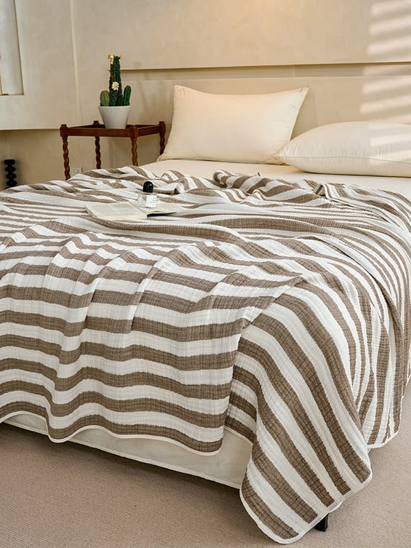 Shoreline Six-Layer Cotton Gauze Throw Blanket original reference image 23