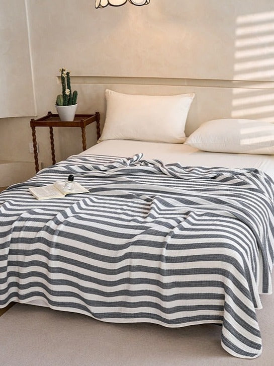Shoreline Six-Layer Cotton Gauze Throw Blanket original reference image 25