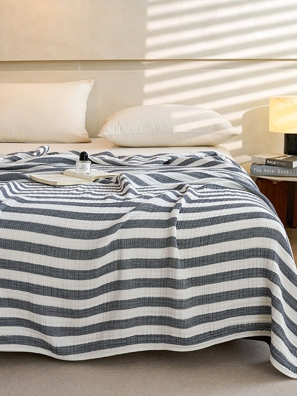 Shoreline Six-Layer Cotton Gauze Throw Blanket original reference image 27