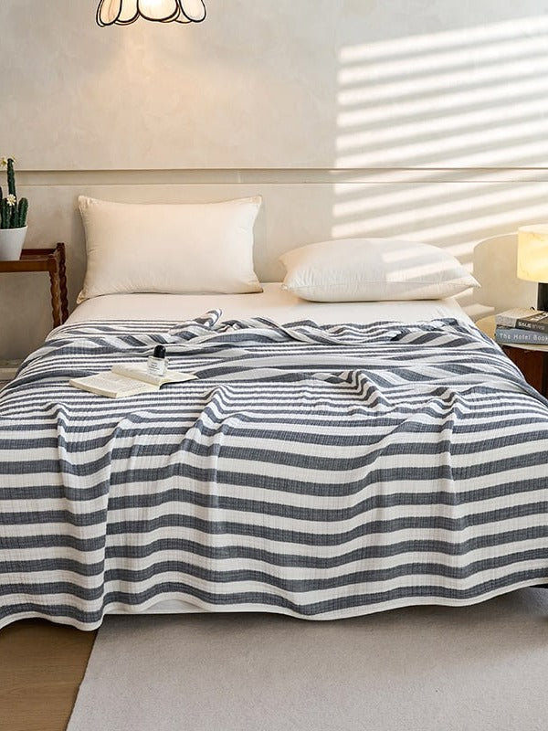 Shoreline Six-Layer Cotton Gauze Throw Blanket original reference image 30