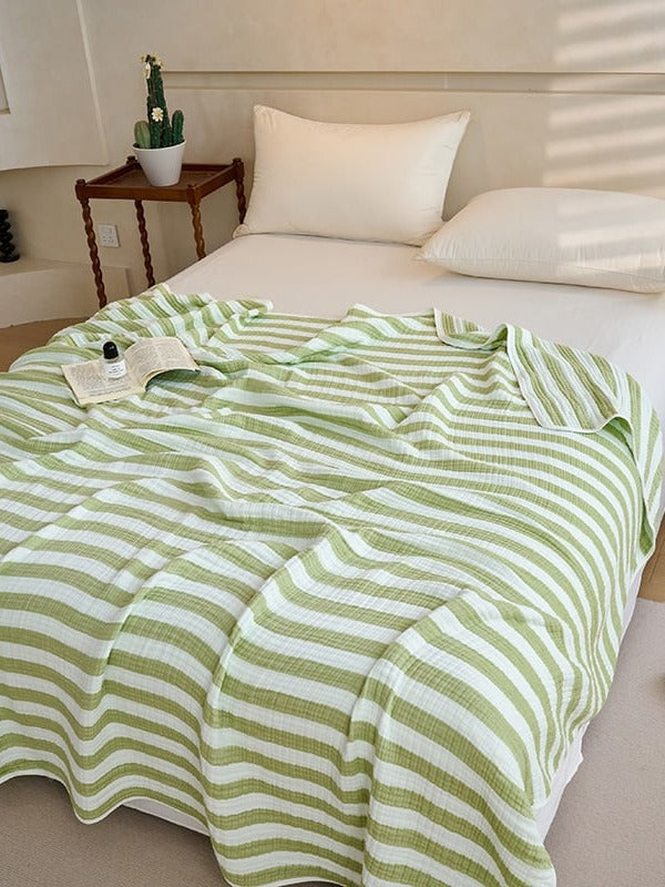Shoreline Six-Layer Cotton Gauze Throw Blanket original reference image 38