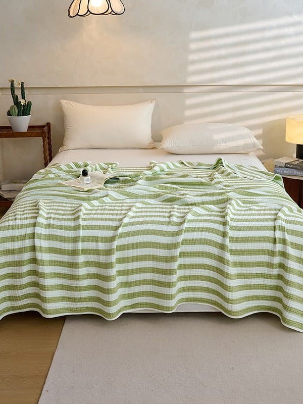 Shoreline Six-Layer Cotton Gauze Throw Blanket original reference image 42