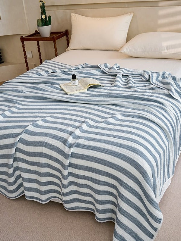 Shoreline Six-Layer Cotton Gauze Throw Blanket original reference image 52