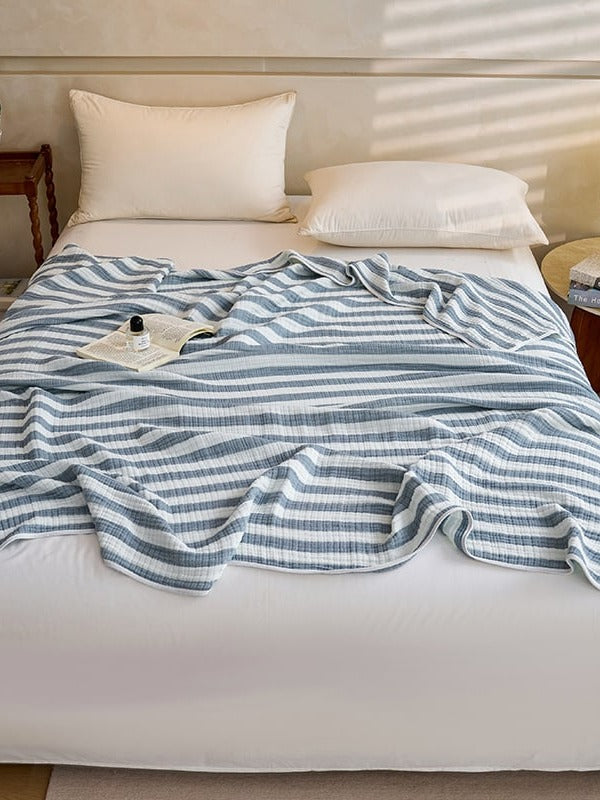 Shoreline Six-Layer Cotton Gauze Throw Blanket original reference image 53