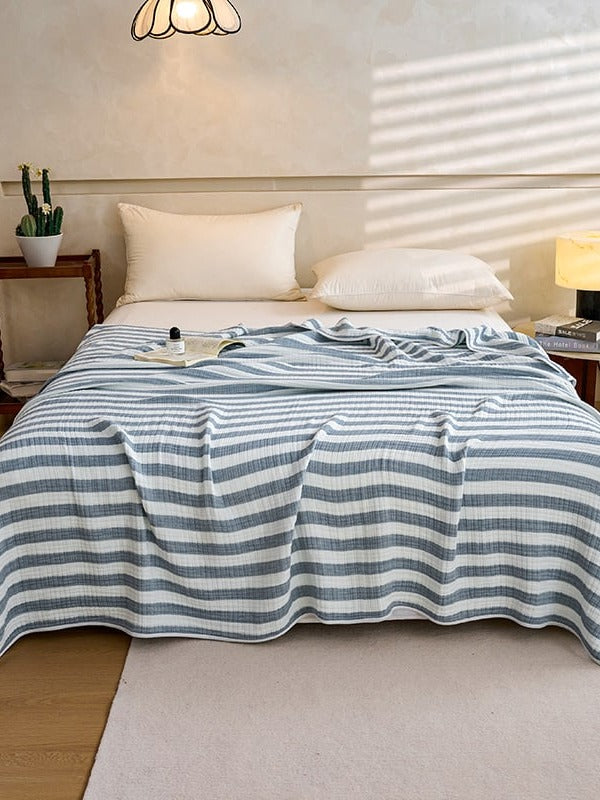 Shoreline Six-Layer Cotton Gauze Throw Blanket original reference image 54