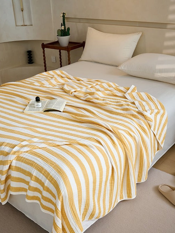 Shoreline Six-Layer Cotton Gauze Throw Blanket original reference image 64