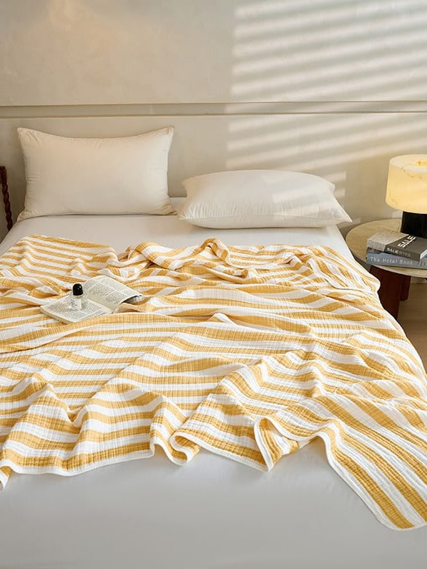 Shoreline Six-Layer Cotton Gauze Throw Blanket original reference image 65