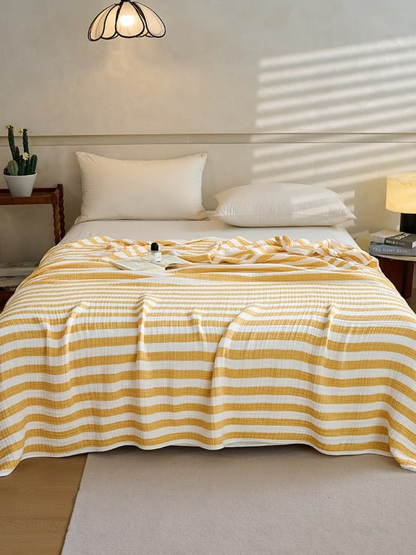 Shoreline Six-Layer Cotton Gauze Throw Blanket original reference image 66
