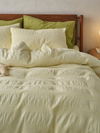 Softwave Cotton Seersucker Duvet Cover Set original reference image 3