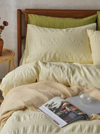 Softwave Cotton Seersucker Duvet Cover Set original reference image 4
