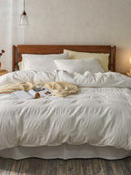 Softwave Cotton Seersucker Duvet Cover Set original reference image 7